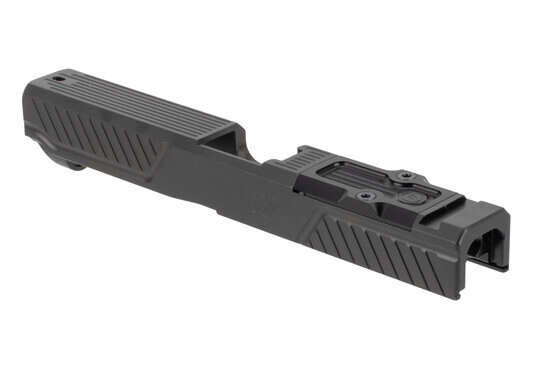 Zev Technologies Z19 L Citadel Long Stripped Slide Gen 3 with RMR Plate in Black is machined from 17-4 stainless steel